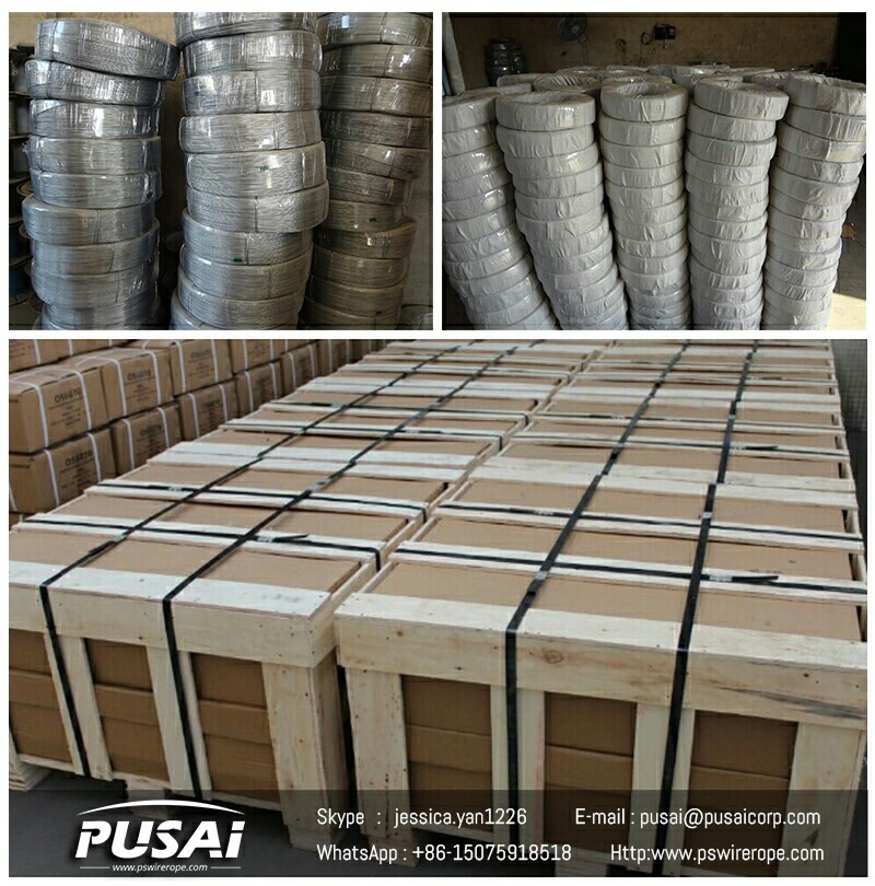 PSWIREROPE galvanized wire rope price Product Packaging