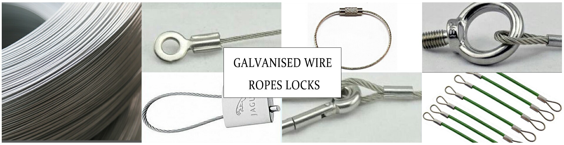 PSWIREROPE Galvanised wire ropes locks